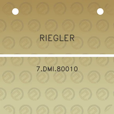 riegler-7dmi80010