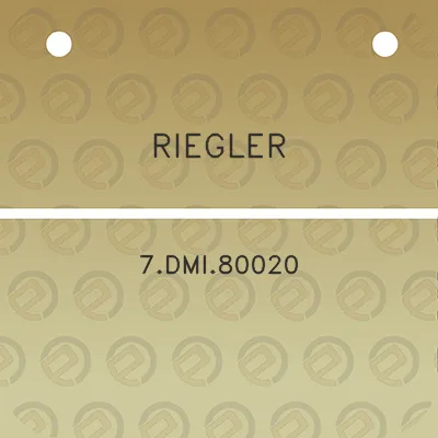 riegler-7dmi80020