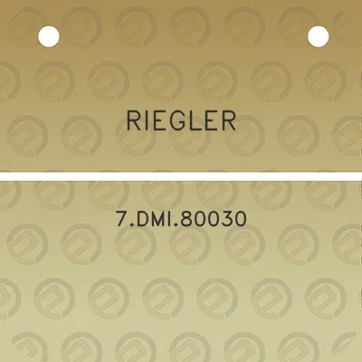 riegler-7dmi80030