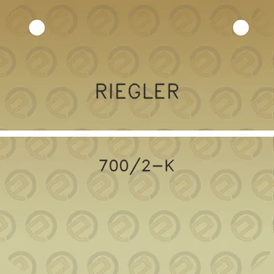 riegler-7002-k