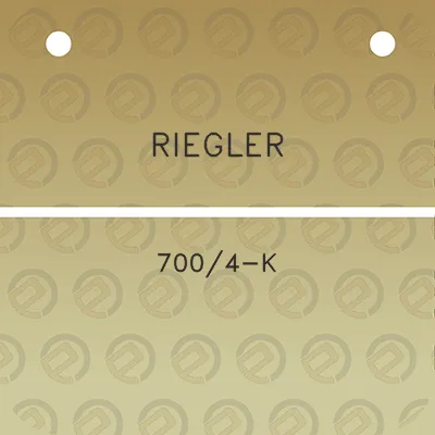 riegler-7004-k