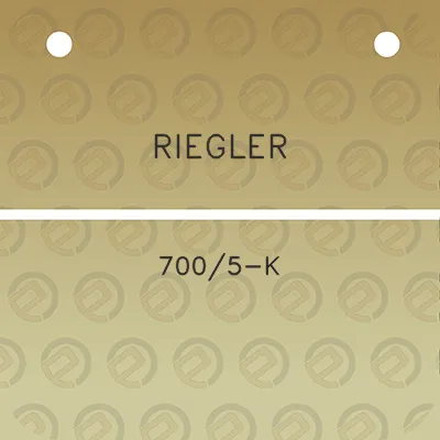 riegler-7005-k