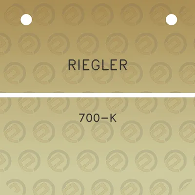 riegler-700-k