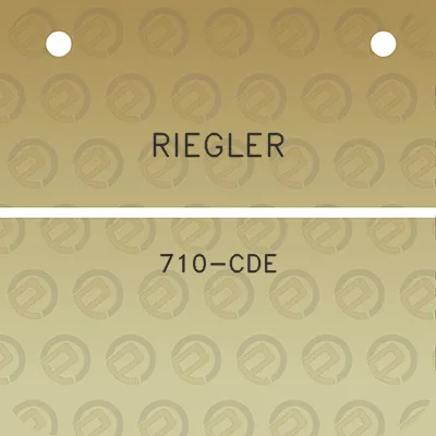 riegler-710-cde