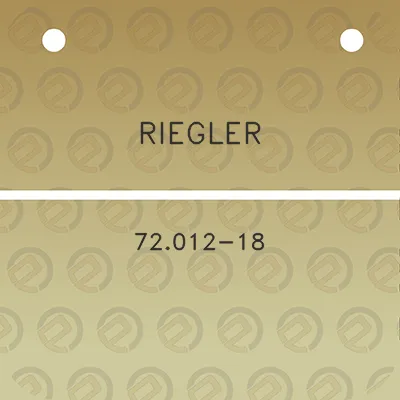 riegler-72012-18