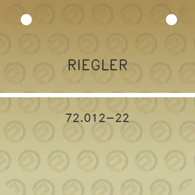 riegler-72012-22