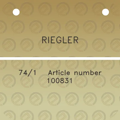 riegler-741-article-number-100831