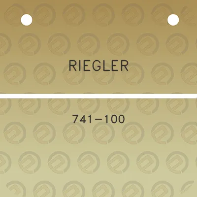 riegler-741-100