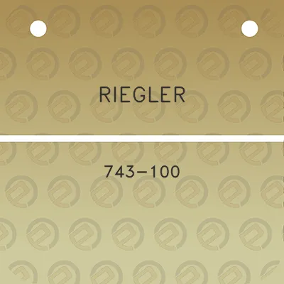 riegler-743-100