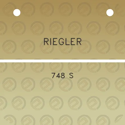 riegler-748-s