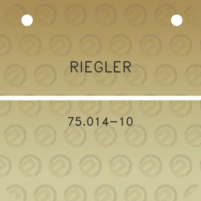 riegler-75014-10