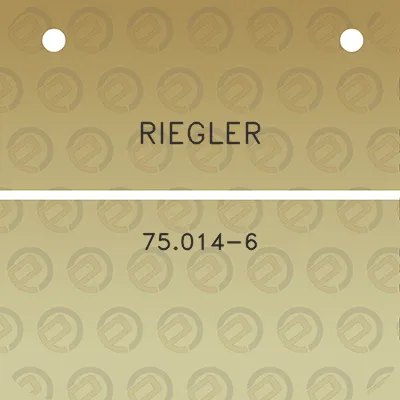 riegler-75014-6