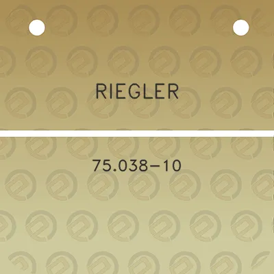 riegler-75038-10