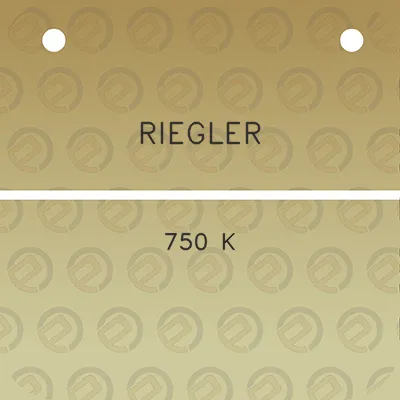 riegler-750-k