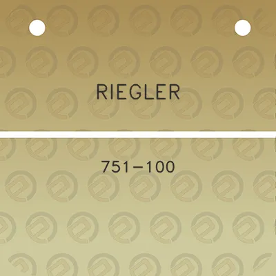 riegler-751-100