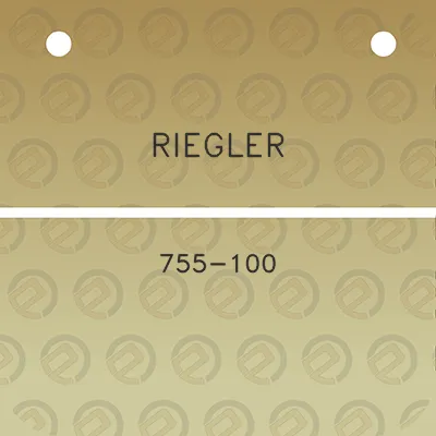 riegler-755-100