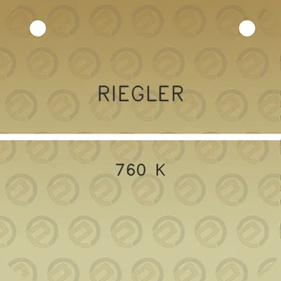 riegler-760-k