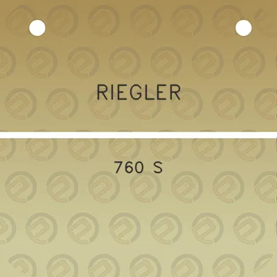 riegler-760-s