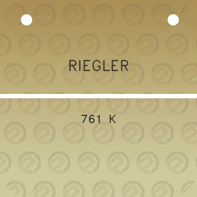 riegler-761-k