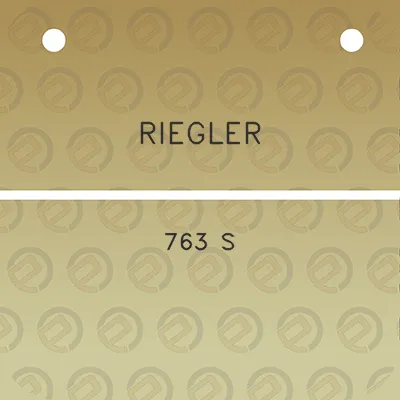 riegler-763-s