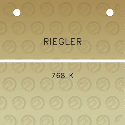 riegler-768-k