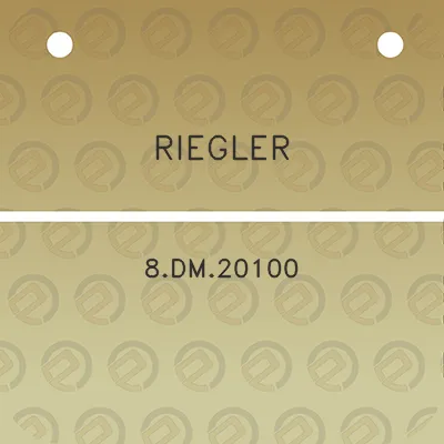 riegler-8dm20100