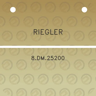 riegler-8dm25200