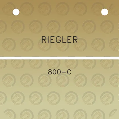 riegler-800-c