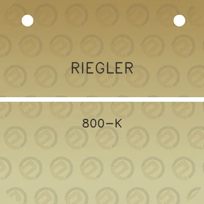 riegler-800-k