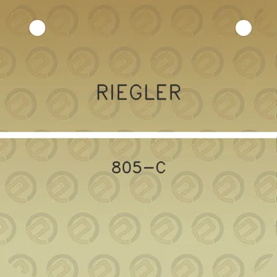 riegler-805-c