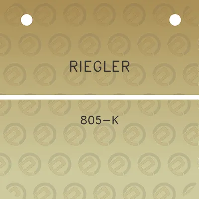 riegler-805-k