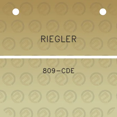 riegler-809-cde