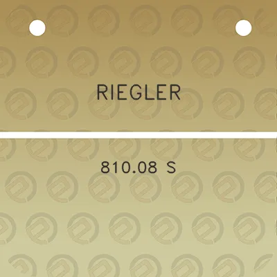 riegler-81008-s