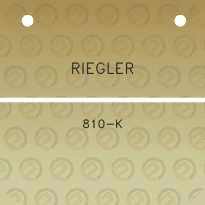 riegler-810-k