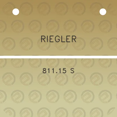 riegler-81115-s