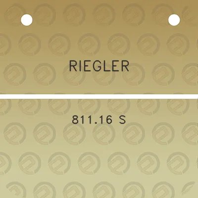 riegler-81116-s