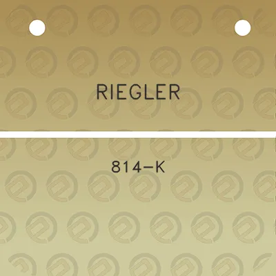 riegler-814-k