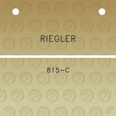 riegler-815-c