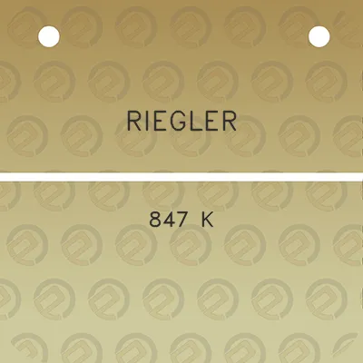 riegler-847-k