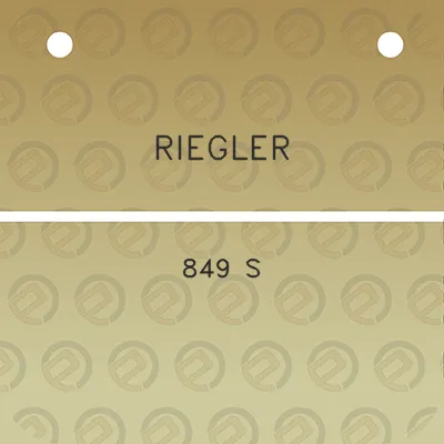 riegler-849-s