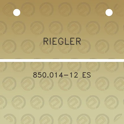 riegler-850014-12-es