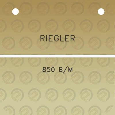 riegler-850-bm