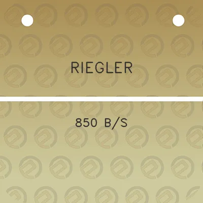 riegler-850-bs