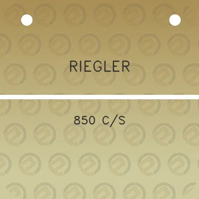 riegler-850-cs