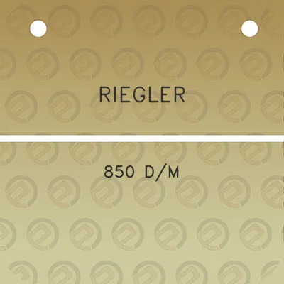 riegler-850-dm