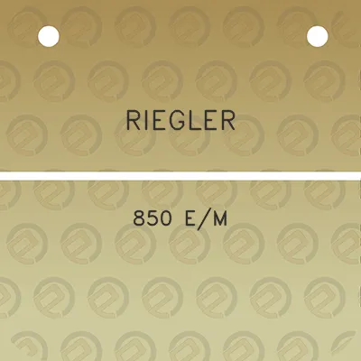 riegler-850-em