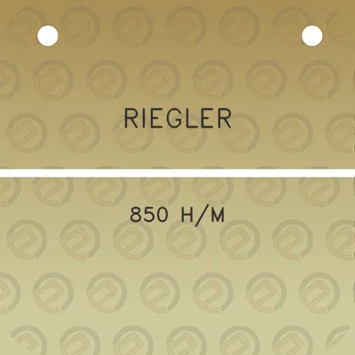 riegler-850-hm