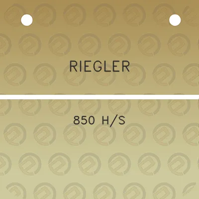 riegler-850-hs