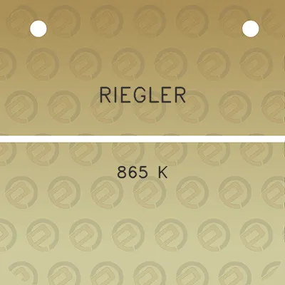 riegler-865-k