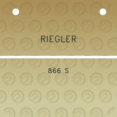 riegler-866-s